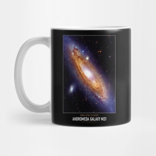 High Resolution Astronomy Andromeda Galaxy M31 Mug